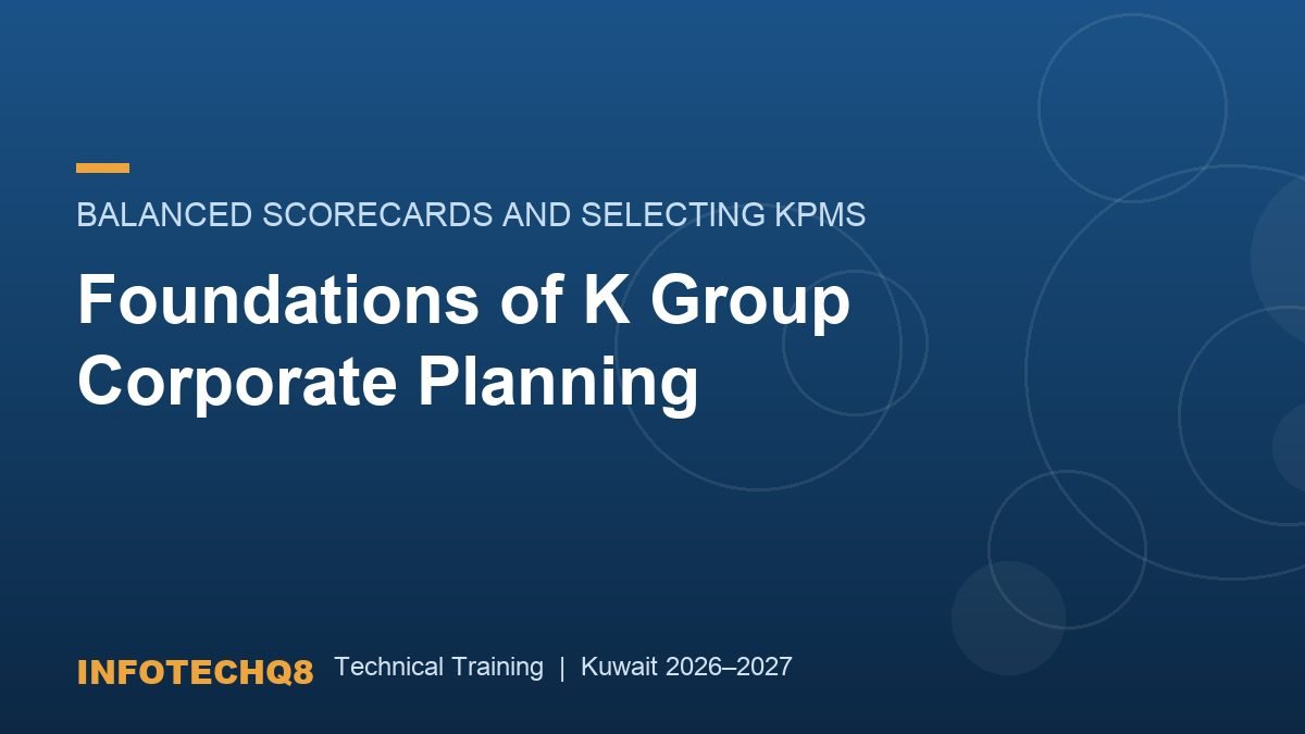 Foundations of K Group Corporate Planning