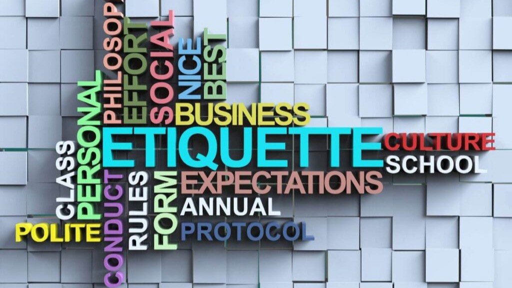 Protocol and etiquette in institutions